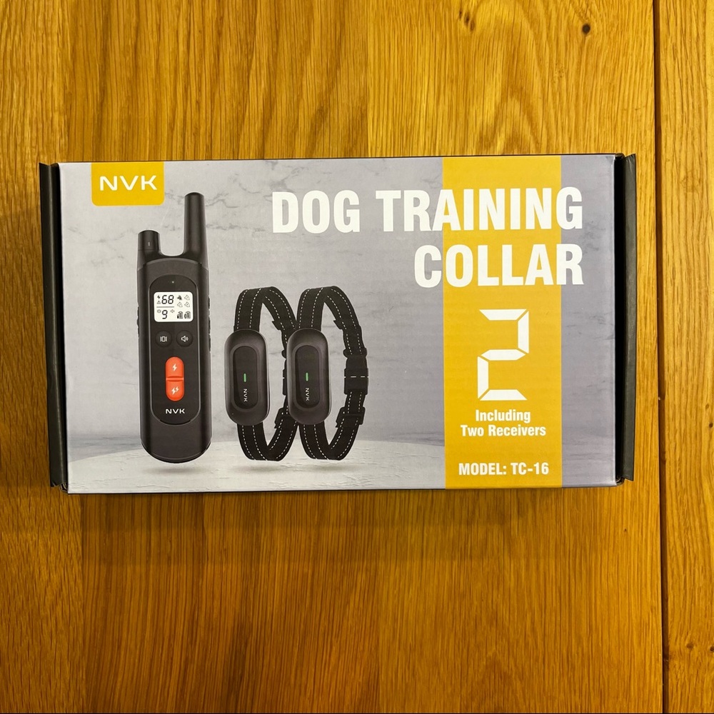 NVK Dog Training Collar Beep Vibration and Shock Waterproof Remote
